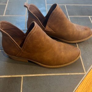 Brown booties